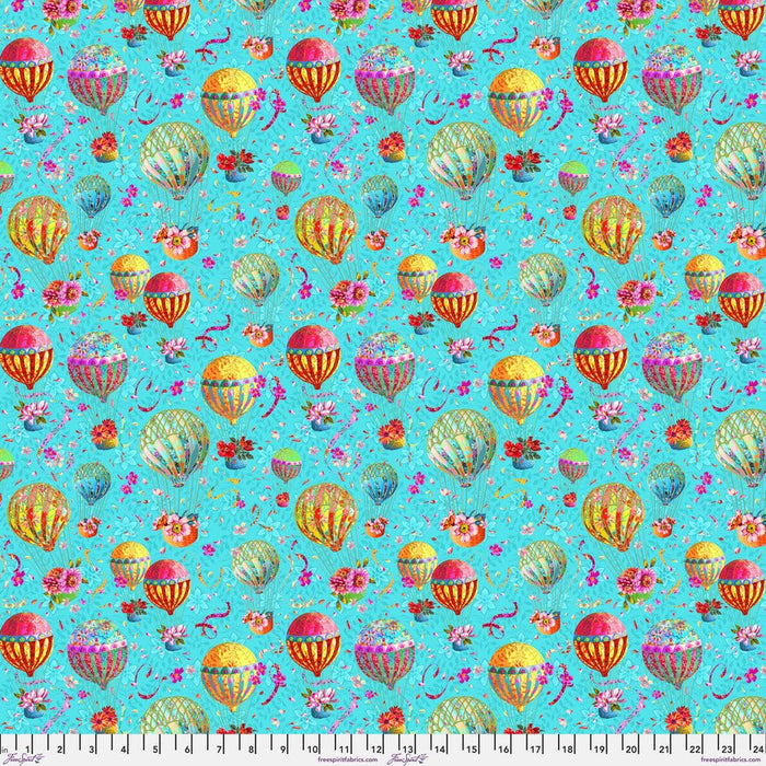 PRE - Order Festival by Odile Bailloeul - Small Balloons PWOB112.BLUE - Half Yard - November 2025 - Modern Fabric Shoppe