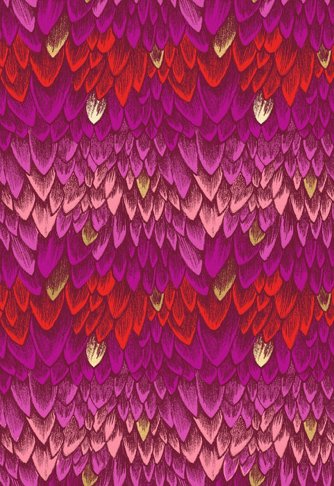 PRE - ORDER Fireglow by Sarah Watts - Scales RS 2134 11M - Rose - Half Yard - April 2026 - Modern Fabric Shoppe