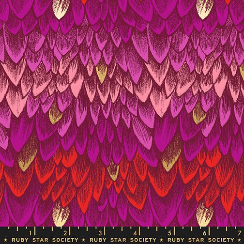 PRE - ORDER Fireglow by Sarah Watts - Scales RS 2134 11M - Rose - Half Yard - April 2026 - Modern Fabric Shoppe