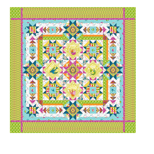 PRE - Order Flights of Fancy Quilt Kit featuring What the Bird said by Cori Dantini - January 2026 - Modern Fabric Shoppe