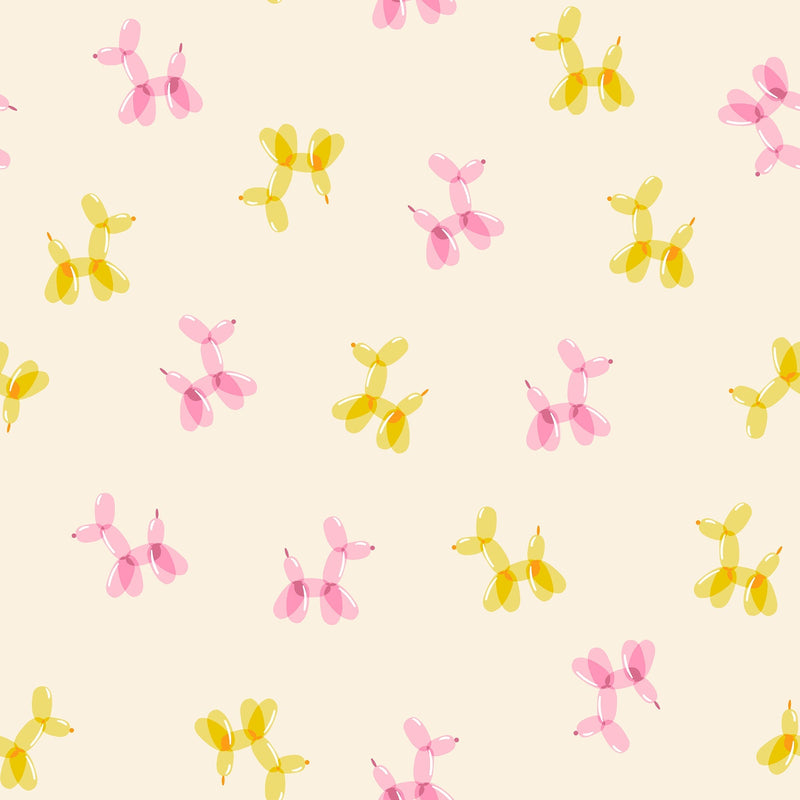 PRE - Order Float by Rashida Coleman Hale - Doggy RS 1147 11 Natural - Half Yard - January 2027 - Modern Fabric Shoppe