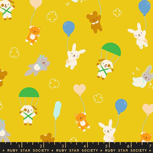 PRE - Order Float by Rashida Coleman Hale - Float Up RS 1143 12 Starfruit - Half Yard - January 2027 - Modern Fabric Shoppe