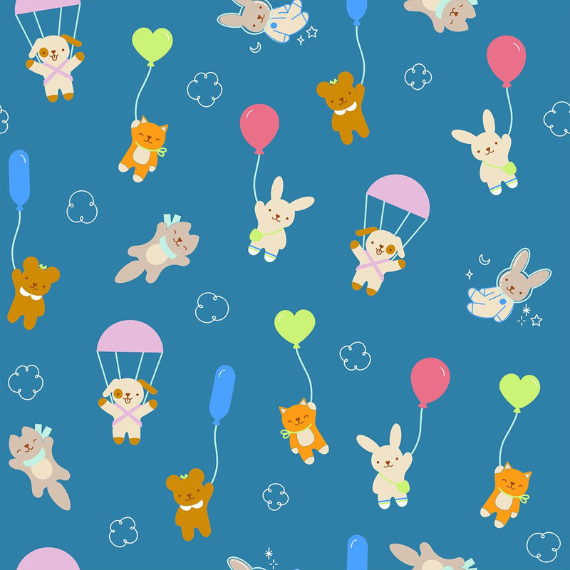 PRE - Order Float by Rashida Coleman Hale - Float Up RS 1143 15 Parachute Blue - Half Yard - January 2027 - Modern Fabric Shoppe