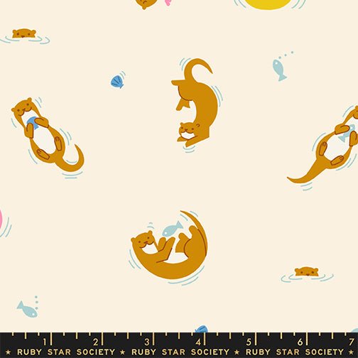 PRE - Order Float by Rashida Coleman Hale - Otterly RS 1145 11 Natural - Half Yard - January 2027 - Modern Fabric Shoppe