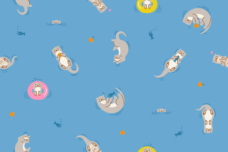 PRE - Order Float by Rashida Coleman Hale - Otterly RS 1145 15 Ripple - Half Yard - January 2027 - Modern Fabric Shoppe