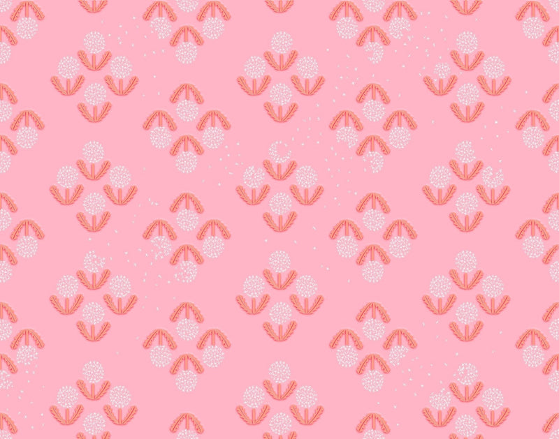 PRE - Order Float by Rashida Coleman Hale - Puff RS 1148 14 Posy - Half Yard - January 2027 - Modern Fabric Shoppe