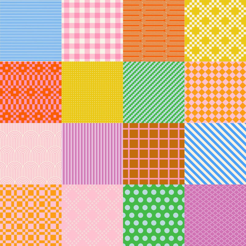 PRE - Order Float by Rashida Coleman Hale - Sample Cheater RS 1149 12 Posy - Half Yard - January 2027 - Modern Fabric Shoppe