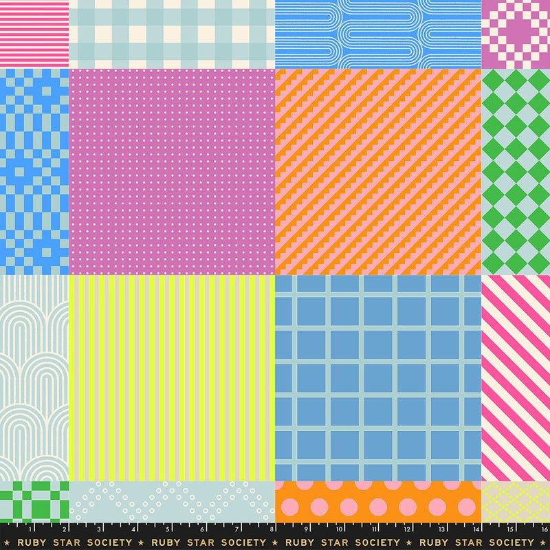 PRE - Order Float by Rashida Coleman Hale - Sample Cheater RS 1149 14 Lily Pad - Half Yard - January 2027 - Modern Fabric Shoppe