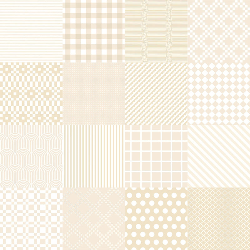 PRE - Order Float by Rashida Coleman Hale - Sample Cheater RS 1149 15 Parchment - Half Yard - January 2027 - Modern Fabric Shoppe