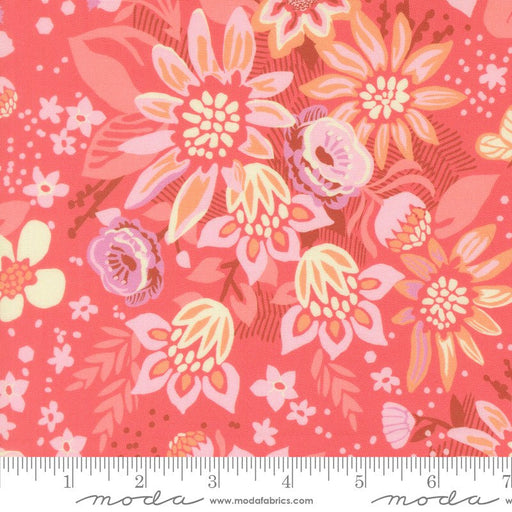 PRE - Order Floriori by Kate Spain - Floret 27350 12 Flamingo - Half Yard - January 2027 - Modern Fabric Shoppe