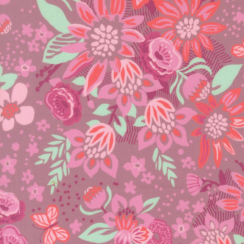 PRE - Order Floriori by Kate Spain - Floret 27350 13 Wisteria - Half Yard - January 2027 - Modern Fabric Shoppe