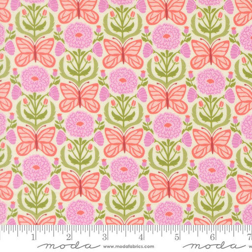 PRE - Order Floriori by Kate Spain - Mariposa 27352 11 Rose - Half Yard - January 2027 - Modern Fabric Shoppe