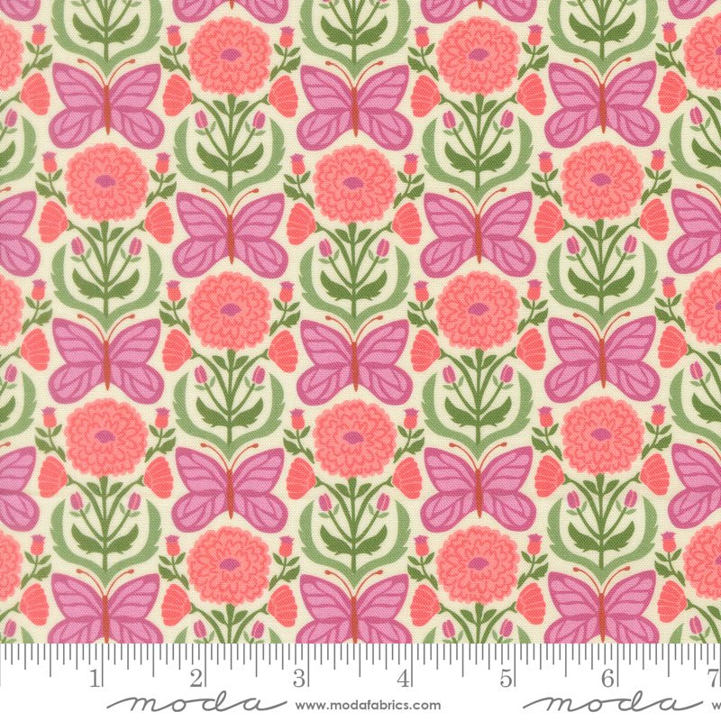 PRE - Order Floriori by Kate Spain - Mariposa 27352 13 Lilac - Half Yard - January 2027 - Modern Fabric Shoppe