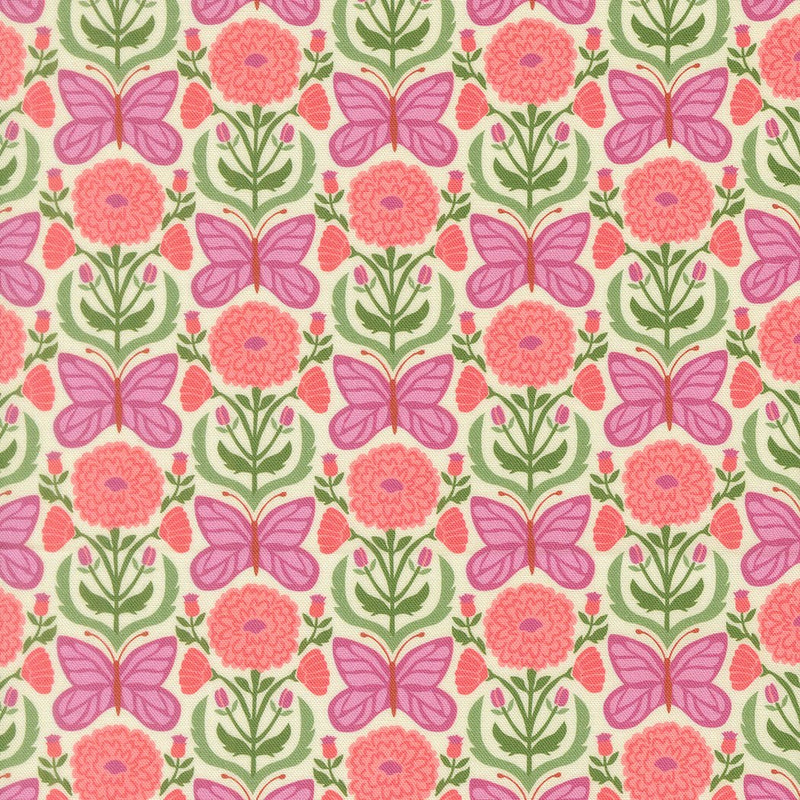 PRE - Order Floriori by Kate Spain - Mariposa 27352 13 Lilac - Half Yard - January 2027 - Modern Fabric Shoppe