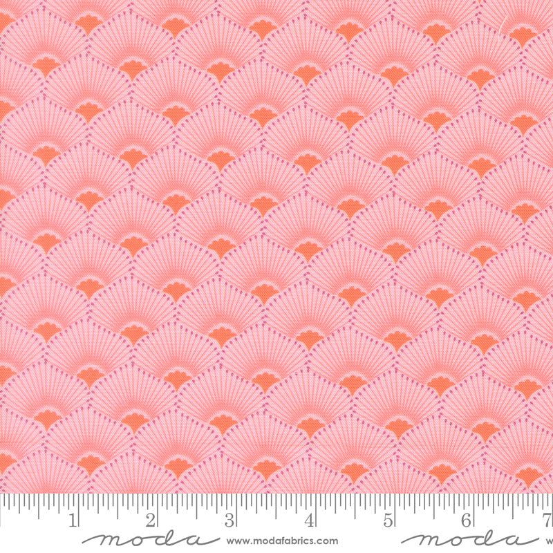 PRE - Order Floriori by Kate Spain - Mimosa 27356 11 Flamingo - Half Yard - January 2027 - Modern Fabric Shoppe