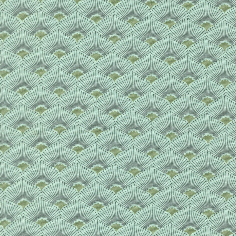 PRE - Order Floriori by Kate Spain - Mimosa 27356 14 Mint - Half Yard - January 2027 - Modern Fabric Shoppe