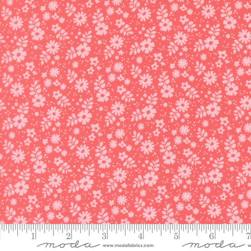 PRE - Order Floriori by Kate Spain - Petaline 27355 12 Flamingo - Half Yard - January 2027 - Modern Fabric Shoppe