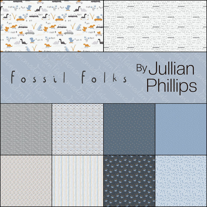 PRE - Order Fossil Folks by Julian Phillips - Half Yard Bundle - June 2025 - Modern Fabric Shoppe