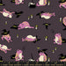 PRE - ORDER Freaky Familiar - Collaboration by Ruby Star Society - Frogmiliars RS 5192 15 - Eggplant - Half Yard - June 2026 - Modern Fabric Shoppe