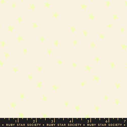 PRE - ORDER Freaky Familiar - Collaboration by Ruby Star Society - Starry RS 4109 95 - Neon Yellow - Half Yard - June 2026 - Modern Fabric Shoppe