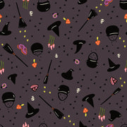 PRE - ORDER Freaky Familiar - Collaboration by Ruby Star Society - Witchy Women RS 5195 16 - Eggplant - Half Yard - June 2026 - Modern Fabric Shoppe