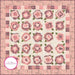 PRE-ORDER French Rose- Pink Quilt Kit featuring Electric Elements- Pink by Tim Holtz- October 2024 - Modern Fabric Shoppe