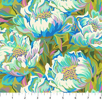 PRE - Order Full Bloom by Heather Bailey - Joy 91085 - 40 Blue - Half Yard - May 2025 - Modern Fabric Shoppe