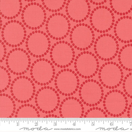 PRE - ORDER Funny Valentine by Lizzy House - Coral 37136 23 - Half Yard - November 2025 - Modern Fabric Shoppe
