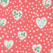 PRE - ORDER Funny Valentine by Lizzy House - Coral 37144 14 - Half Yard - November 2025 - Modern Fabric Shoppe