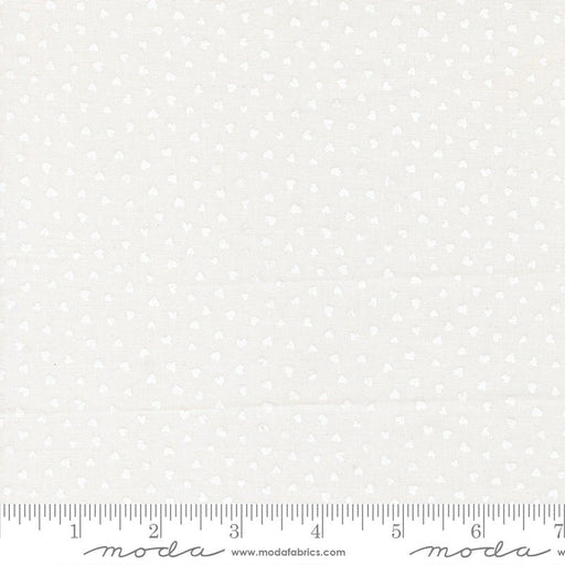 PRE - ORDER Funny Valentine by Lizzy House - White 37148 31 - Half Yard - November 2025 - Modern Fabric Shoppe