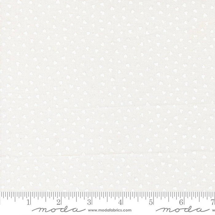 PRE - ORDER Funny Valentine by Lizzy House - White 37148 31 - Half Yard - November 2025 - Modern Fabric Shoppe