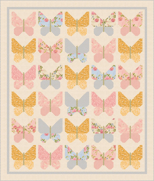 PRE - ORDER Garden Butterflies Quilt Kit featuring My Secret Garden by Stacy Iest Hsu - July 2026 - Modern Fabric Shoppe