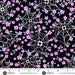 PRE - Order Ghostly Garden by KP Creates - Web and Bloom A - 10198 - K Black - Half Yard - March 2026 - Modern Fabric Shoppe