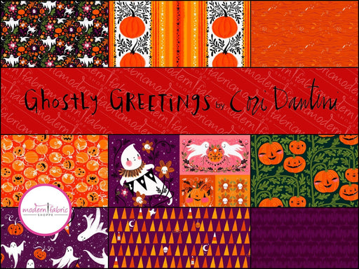 PRE-ORDER Ghostly Greeting by Cori Dantini- Half Yard Bundle- May 2024 - Modern Fabric Shoppe