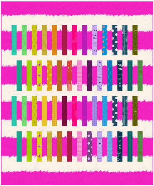 PRE - Order Giucy Giuce - Crepe Paper Quilt Kit featuring 40 - July 2025 - Modern Fabric Shoppe