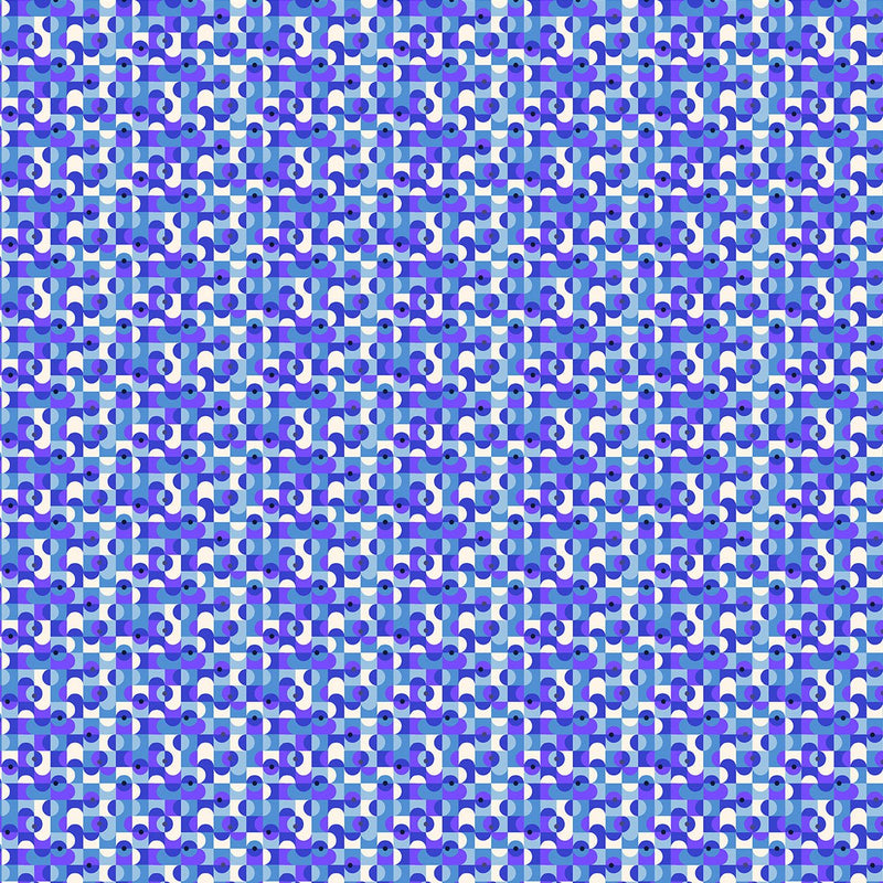 PRE-ORDER Glam by Libs Elliott- Disco Dots Chill A-10945-B- Half Yard- June 2027 - Modern Fabric Shoppe