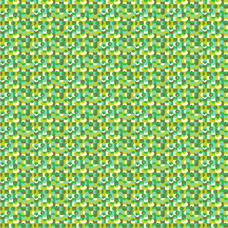 PRE-ORDER Glam by Libs Elliott- Disco Dots Grass A-10945-G- Half Yard- June 2027 - Modern Fabric Shoppe