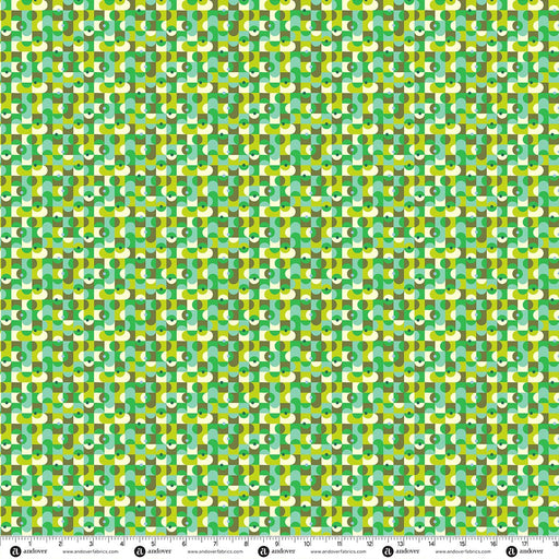 PRE-ORDER Glam by Libs Elliott- Disco Dots Grass A-10945-G- Half Yard- June 2027 - Modern Fabric Shoppe