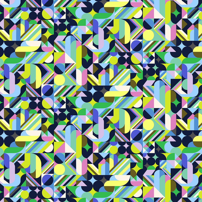PRE-ORDER Glam by Libs Elliott- Explosion Peacock A-10941-G- Half Yard- June 2027 - Modern Fabric Shoppe