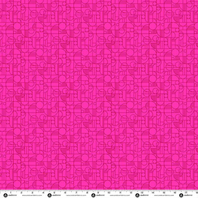 PRE-ORDER Glam by Libs Elliott- Gateway Razzle A-10946-E- Half Yard- June 2027 - Modern Fabric Shoppe