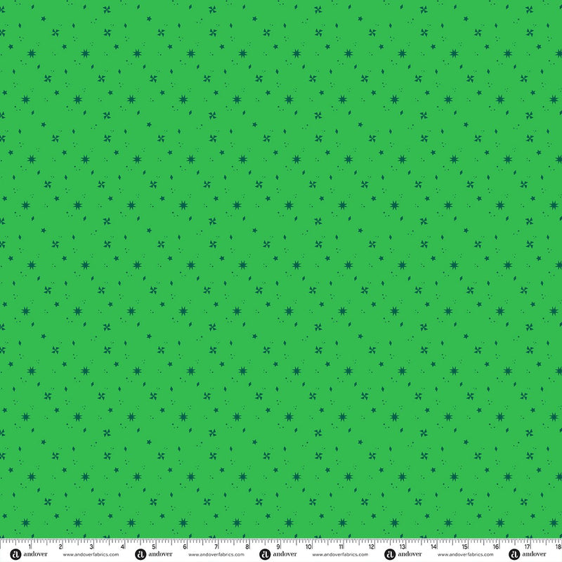 PRE-ORDER Glam by Libs Elliott- Geo Sprinkles Envy A-10948-G- Half Yard- June 2027 - Modern Fabric Shoppe