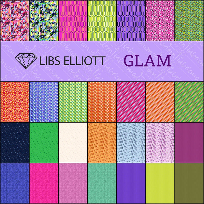 PRE-Order Glam by Libs Elliott- Half Yard Bundle- April 2027 - Modern Fabric Shoppe