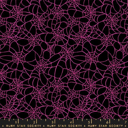 PRE - Order Glow Garden by Sarah Watts - Black RS 2119 19 - Half Yard - June 2025 - Modern Fabric Shoppe