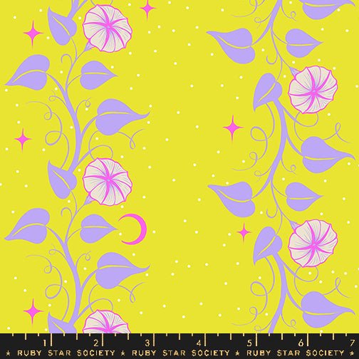PRE - Order Glow Garden by Sarah Watts - Citron RS 2114 14 - Half Yard - June 2025 - Modern Fabric Shoppe