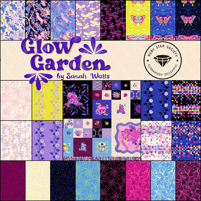 PRE - ORDER - Glow Garden by Sarah Watts - Fat Quarter Bundle - June 2025 - Modern Fabric Shoppe