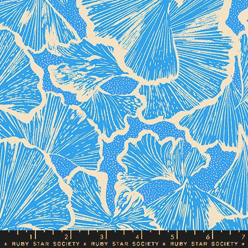 PRE - Order Glow Garden by Sarah Watts - Lindley Blue RS 2113 16 - Half Yard - June 2025 - Modern Fabric Shoppe