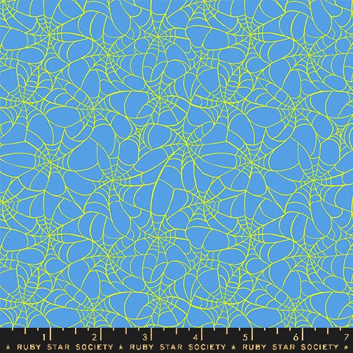 PRE - Order Glow Garden by Sarah Watts - Lindley Blue RS 2119 16 - Half Yard - June 2025 - Modern Fabric Shoppe