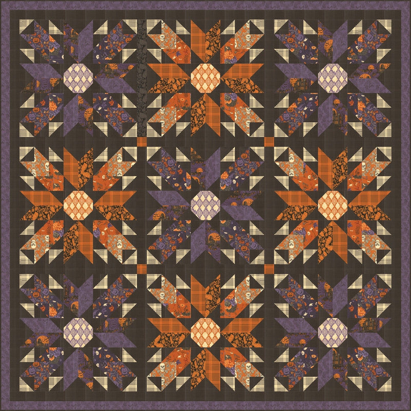 PRE-ORDER Gothic Elegance Quilt Kit featuring Gothic Haunt by Stacy Iest Hsu- May 2027 - Modern Fabric Shoppe