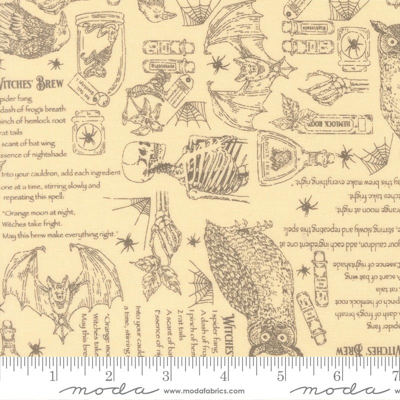 PRE-ORDER Gothic Haunt by Stacy Lest Hsu- Ghost 21003 11 - Half Yard- May 2027 - Modern Fabric Shoppe