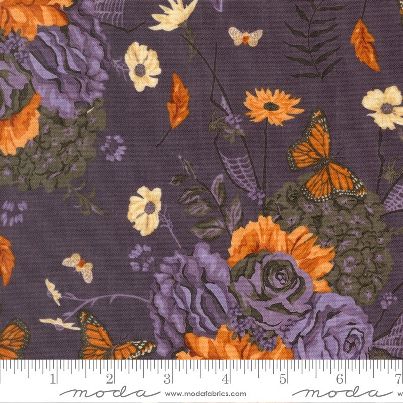PRE-ORDER Gothic Haunt by Stacy Lest Hsu- Midnight Glow 21000 21- Half Yard- May 2027 - Modern Fabric Shoppe